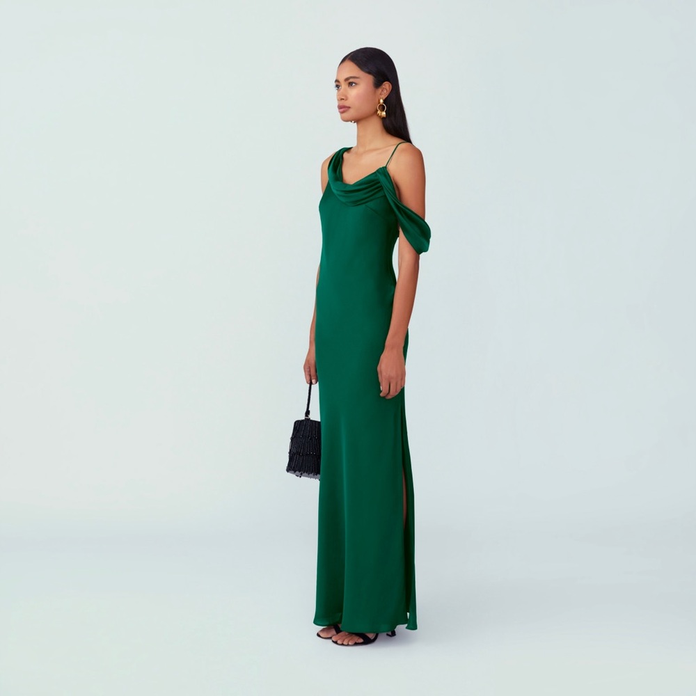 Frame & Partners Francois Dress in "Forest"